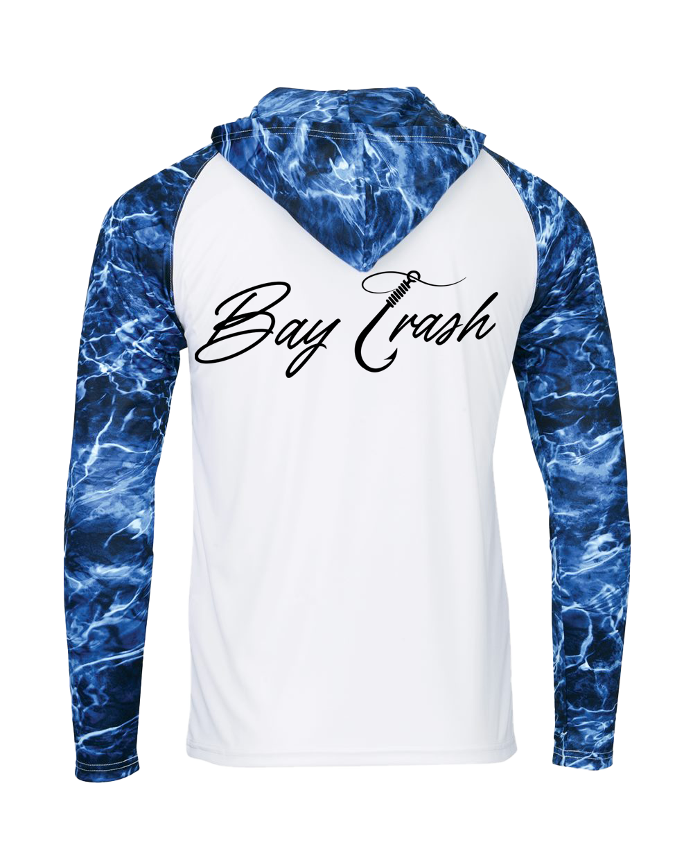 Bay Trash Hooded Performance Shirt Marlin