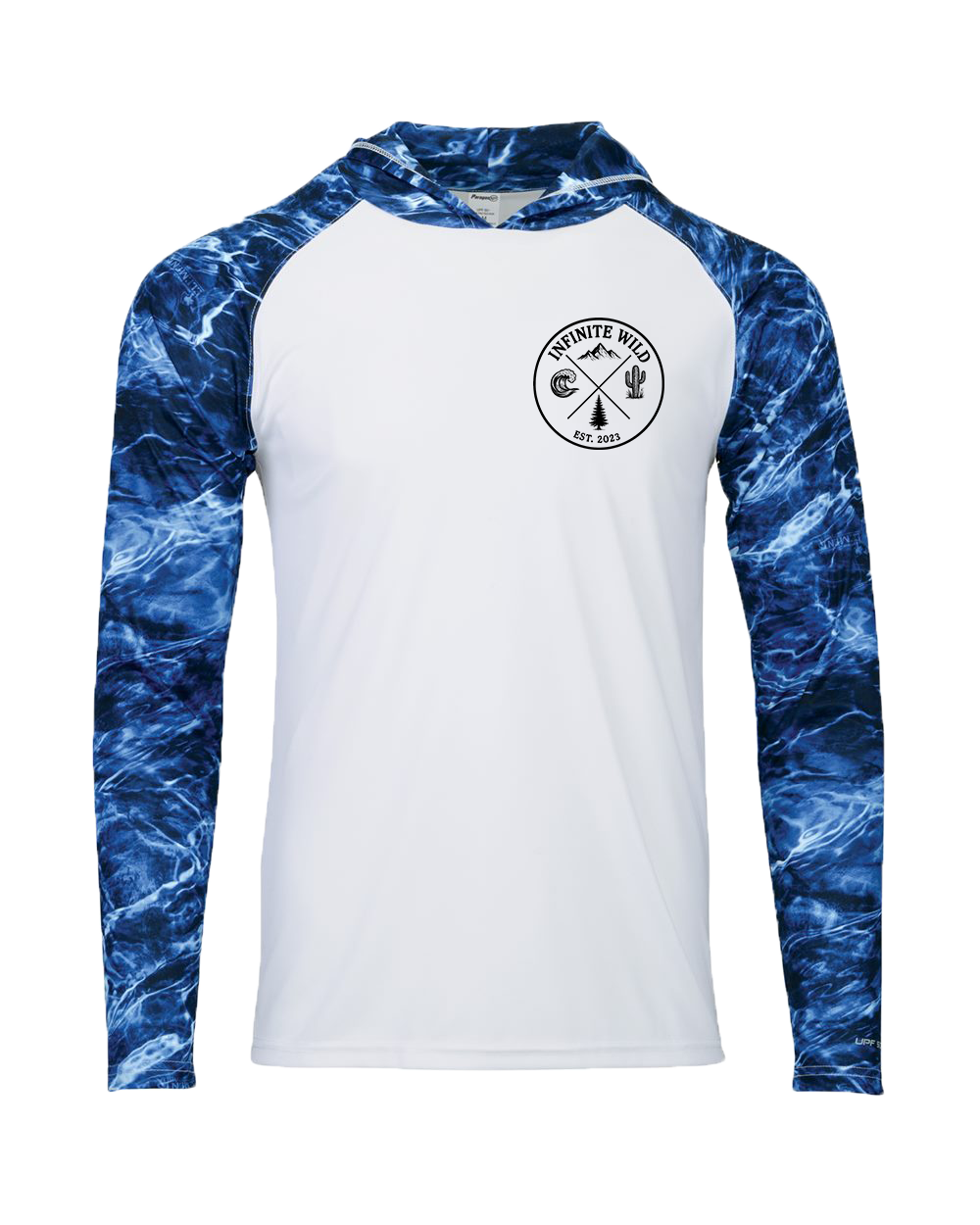 Bay Trash Hooded Performance Shirt Marlin