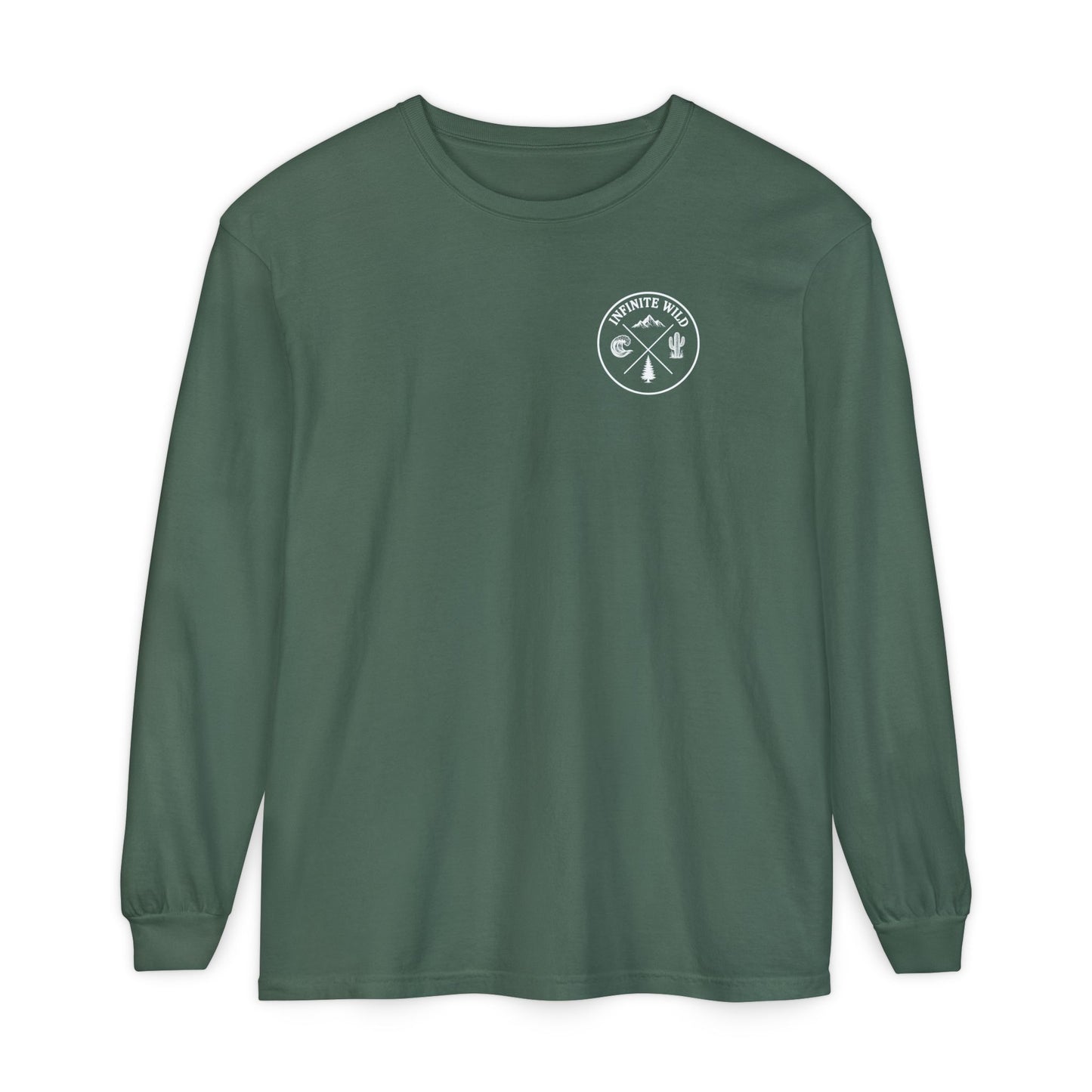 Long Sleeve Logo Tee Blue Spruce