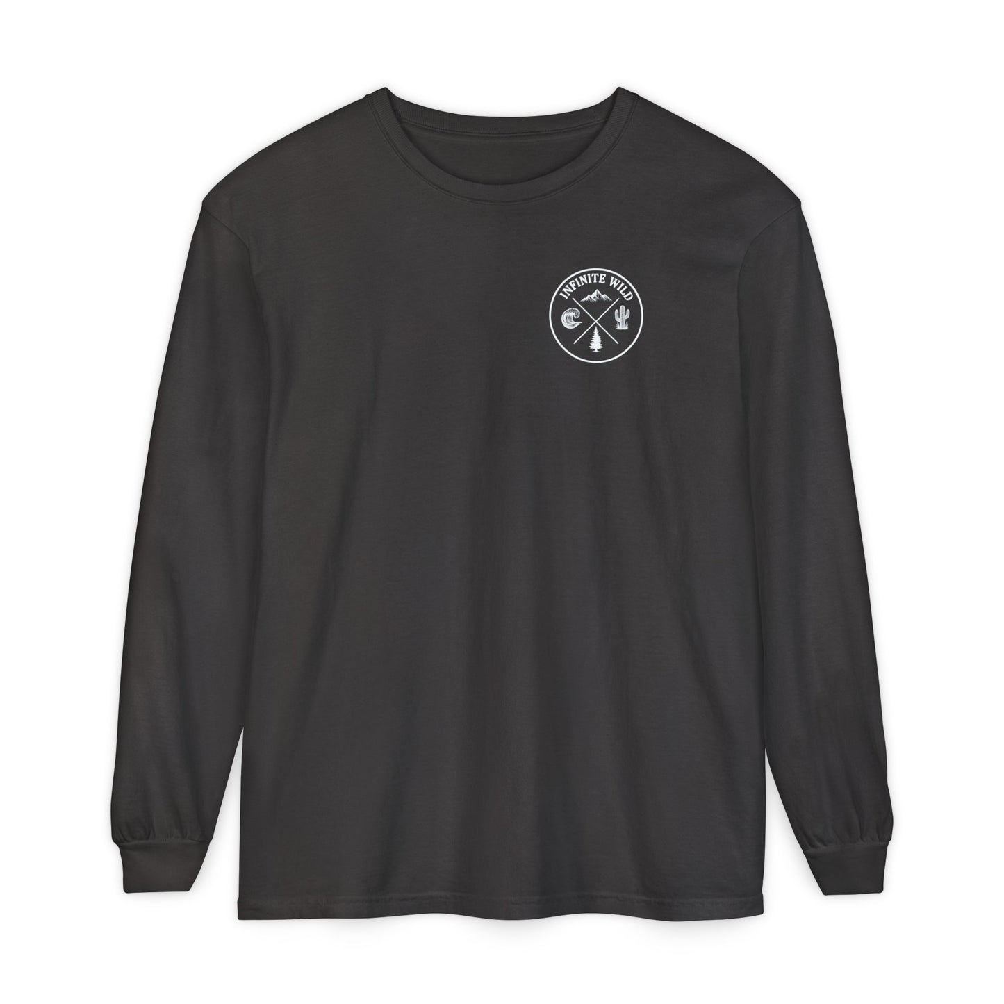 Long Sleeve Logo Tee Gray