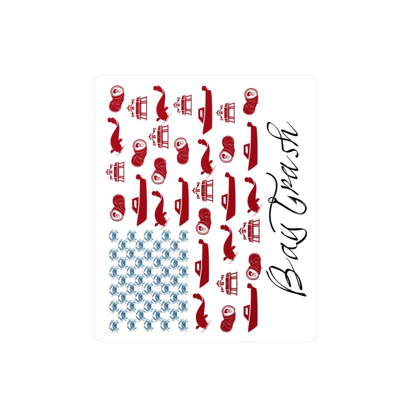 Bay Trash Decal