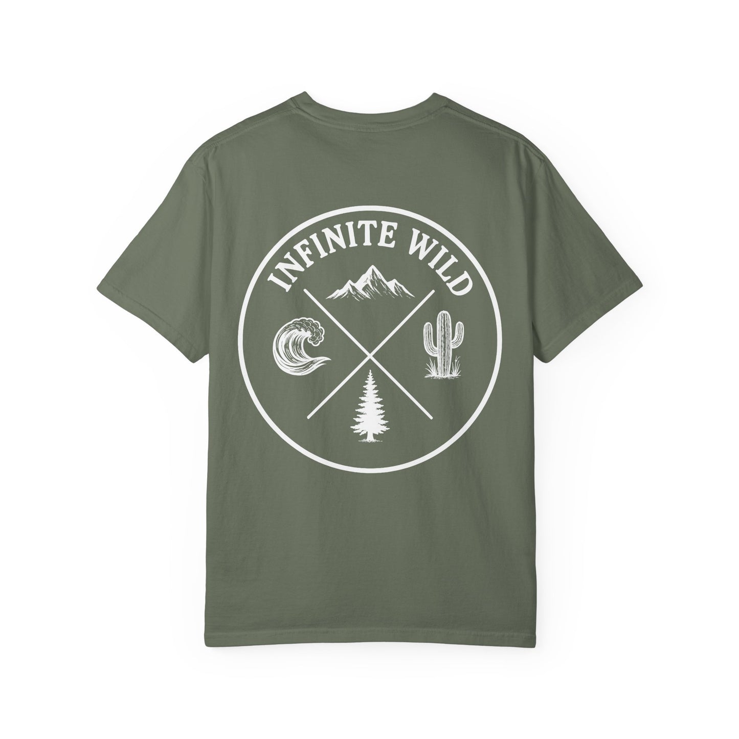 Infinite Wild Logo Tee Moss