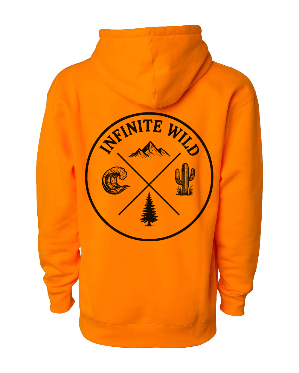Logo Heavyweight Sweatshirt Safety Orange