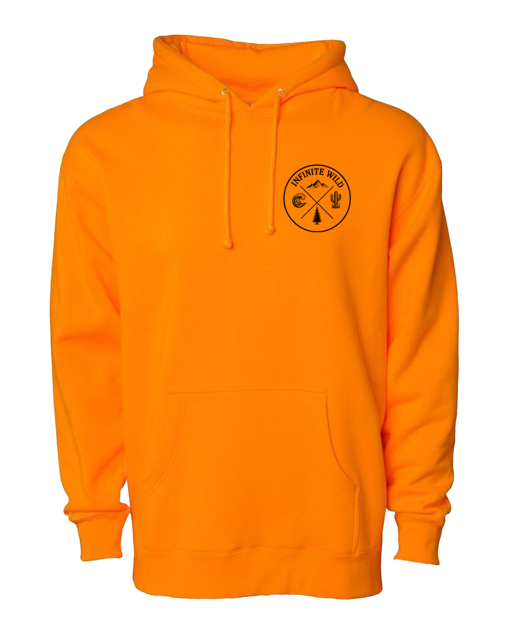 Logo Heavyweight Sweatshirt Safety Orange