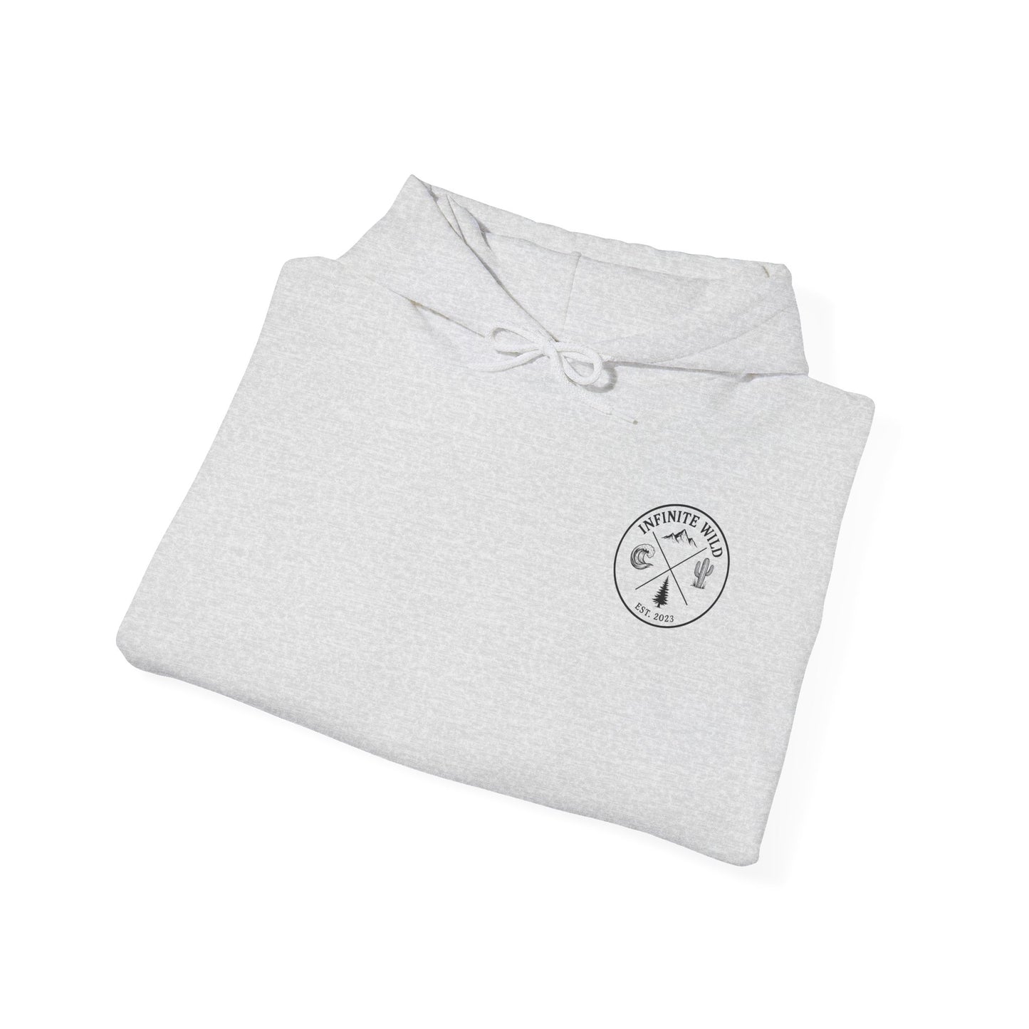 Infinite Wild Heavy Blend Hoodie Ash Gray