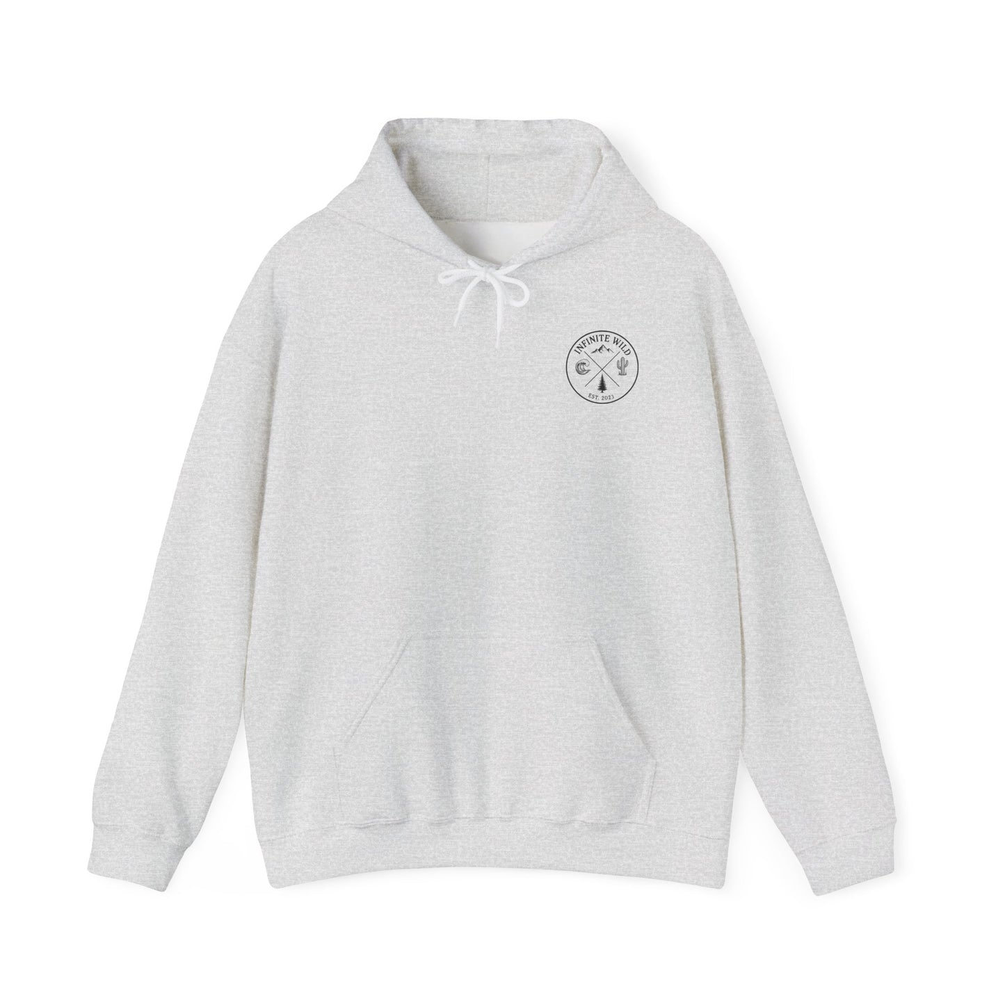 Infinite Wild Heavy Blend Hoodie Ash Gray