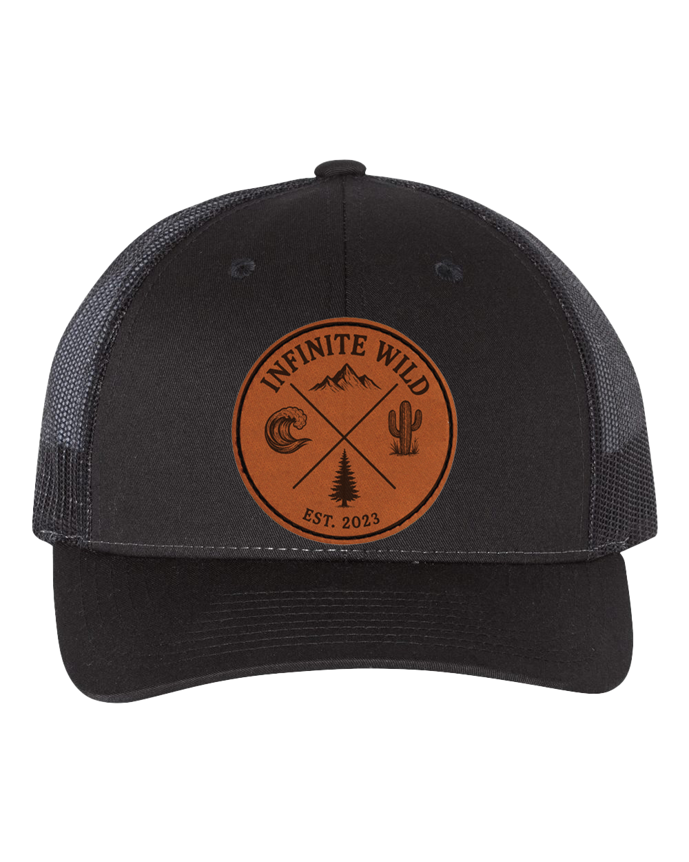 Infinite Wild Logo Trucker Hat Black