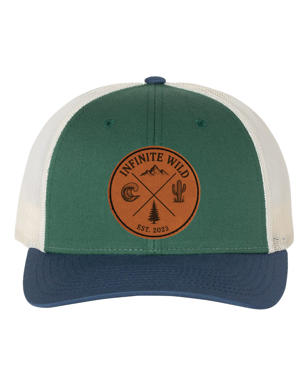 Infinite Wild Logo Trucker Hat Spruce