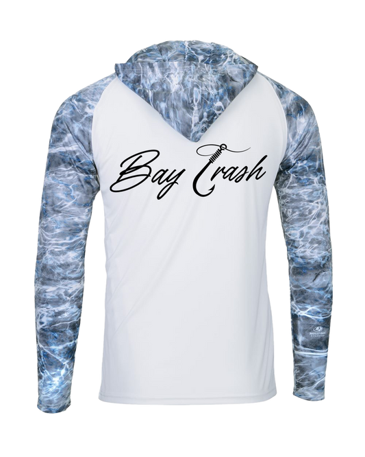 Bay Trash Hooded Performance Shirt Steelhead