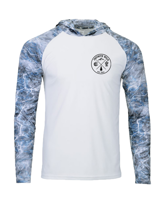 Bay Trash Hooded Performance Shirt Steelhead