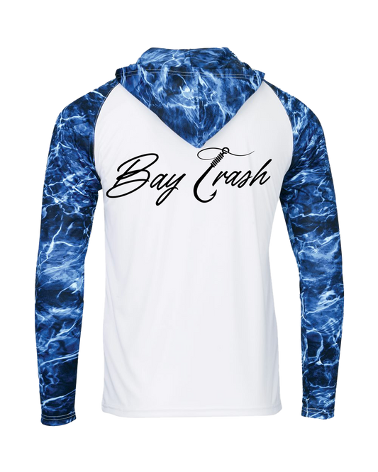 Bay Trash Hooded Performance Shirt Marlin