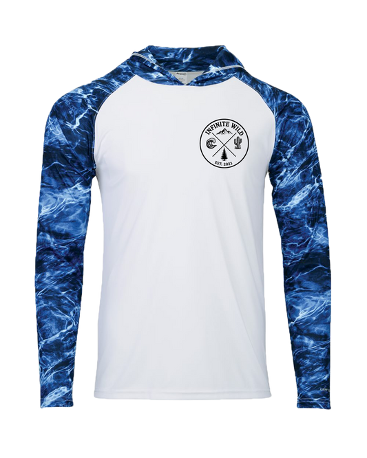 Bay Trash Hooded Performance Shirt Marlin