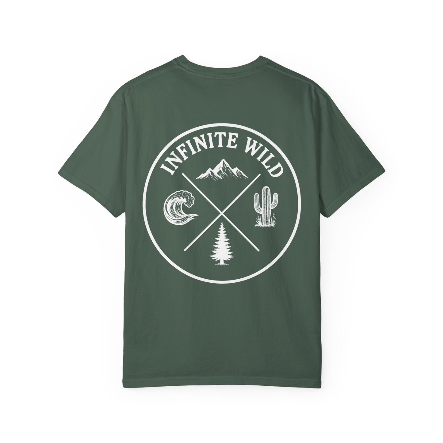 Infinite Wild Logo Tee Blue Spruce