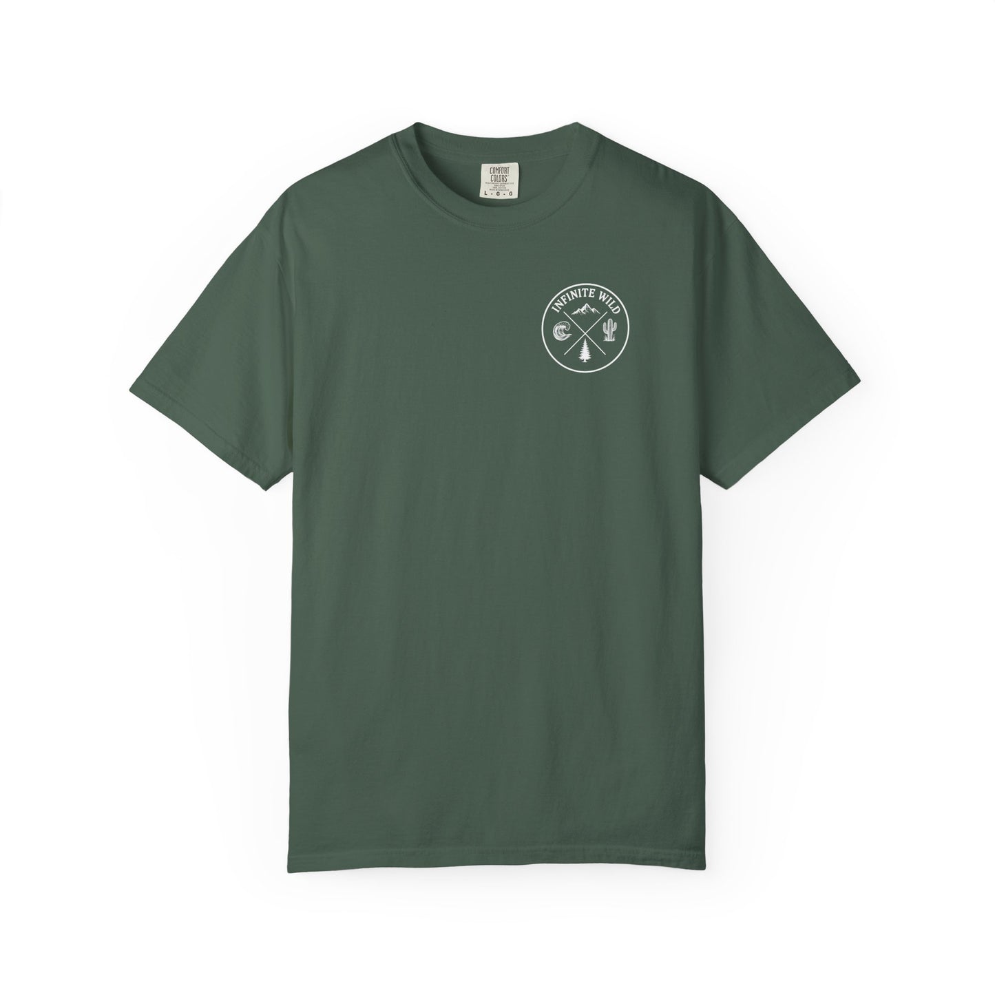 Infinite Wild Logo Tee Blue Spruce