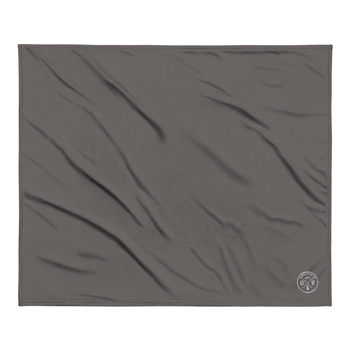 Sherpa Blanket Embroidered Outdoor Logo Throw