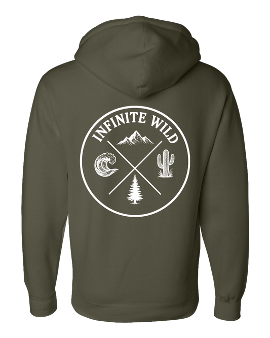 Logo Heavyweight Sweatshirt Army Green