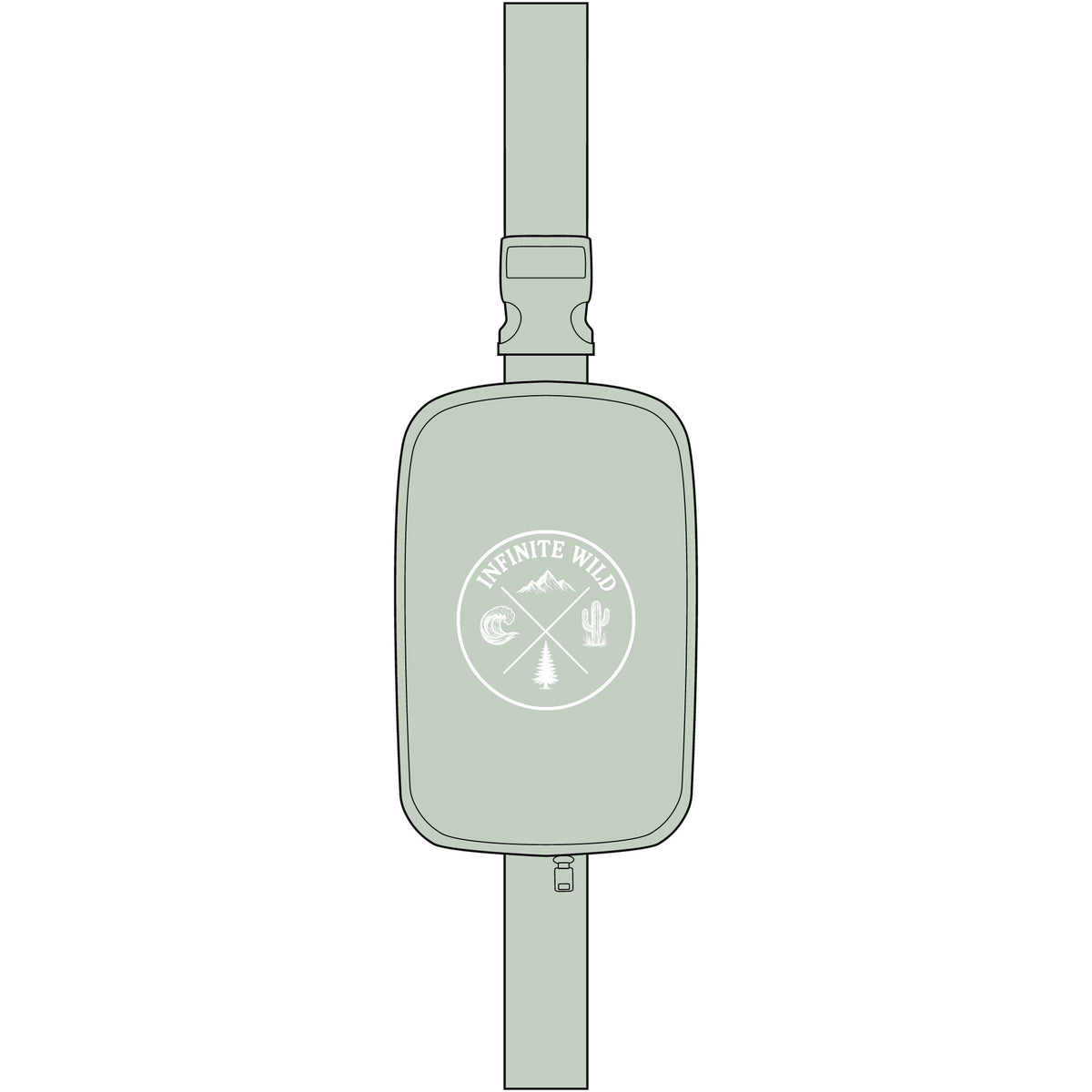 Infinite Wild emblem Explorer Sling Bag