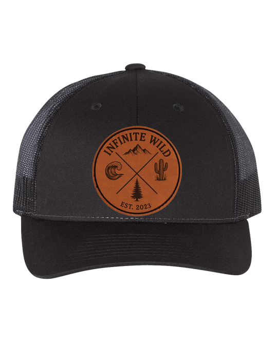 Infinite Wild Logo Trucker Hat Black