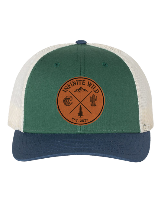Infinite Wild Logo Trucker Hat Spruce
